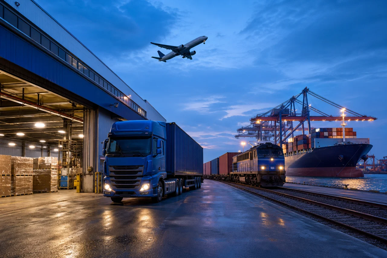Integrated warehousing, road, rail, ocean, and air logistics operations