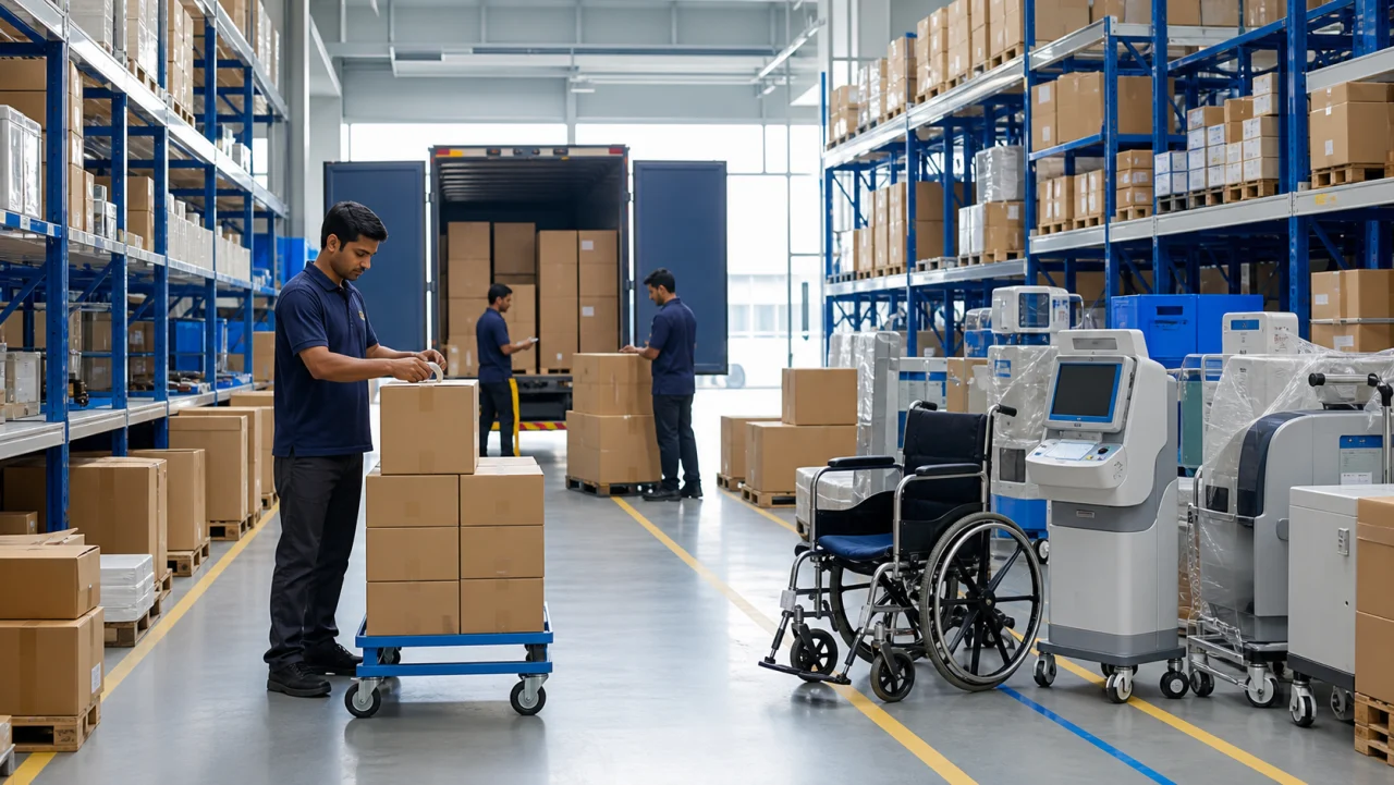 Healthcare logistics operations supported by Zyflox Global