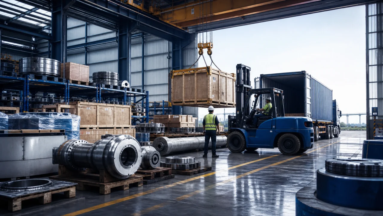 Industrial Goods logistics operations supported by Zyflox Global