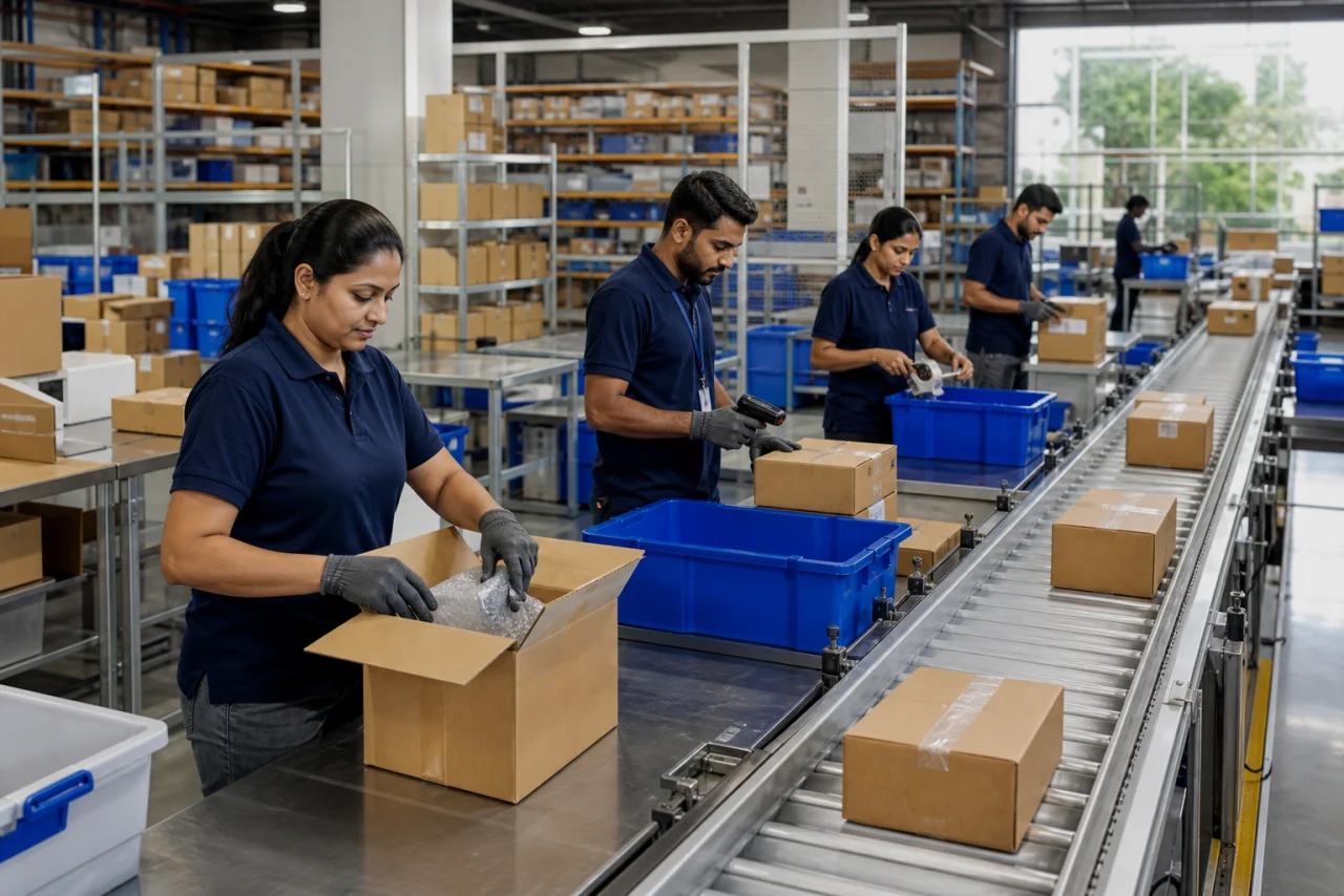 Order Fulfillment visual for enterprise logistics service
