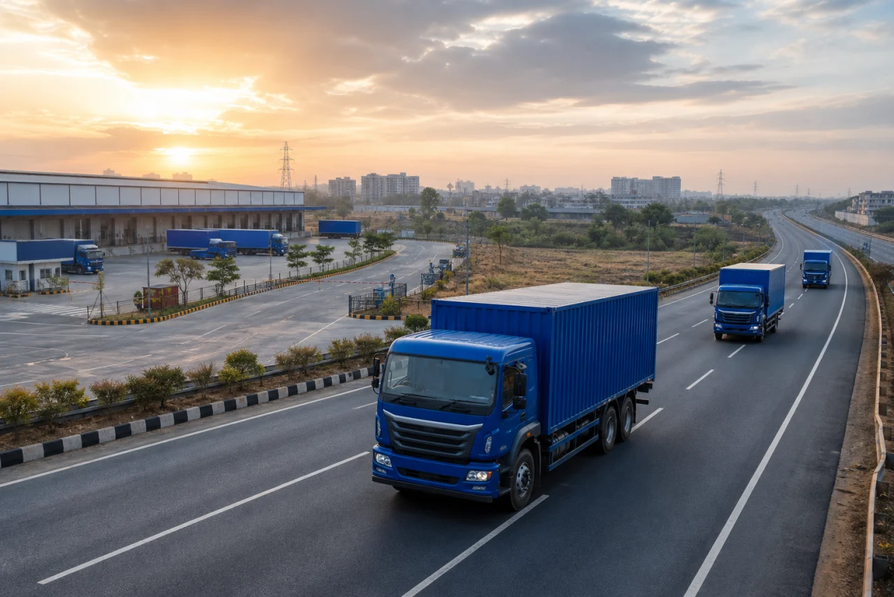 Transportation Management visual for enterprise logistics service